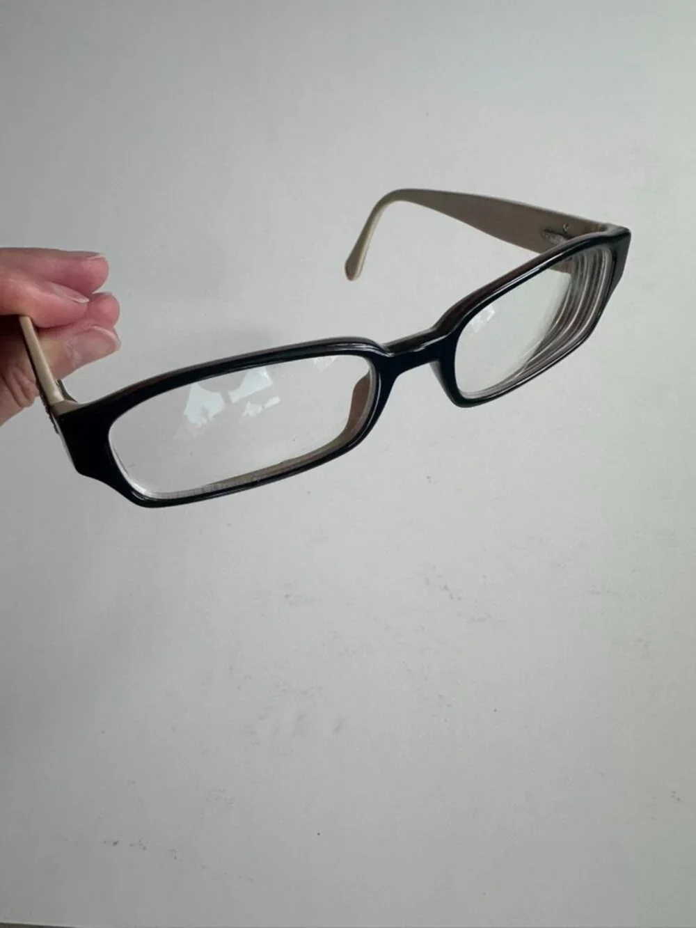 CHANEL eyewear Classic Rectangular w/ Rhinestone CC logo and Case